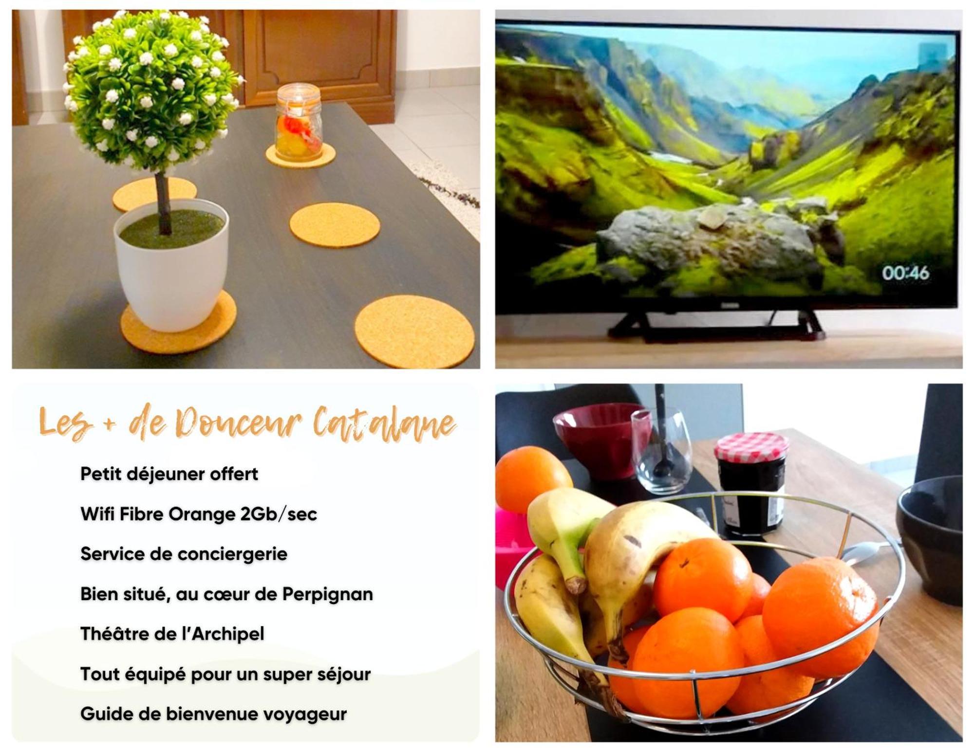 Sejour Perpignan Avec Petit-Dejeuner A La Demande A 20 Minutes De L'Espagne A La Douceur Catalane Kültér fotó